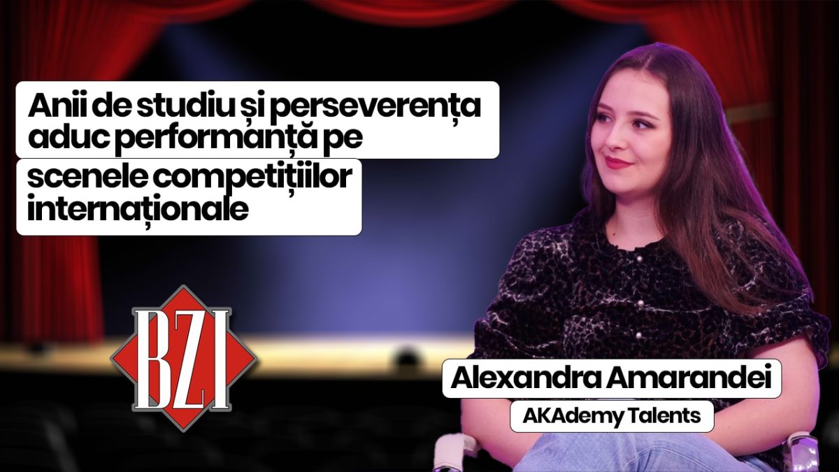 LIVE VIDEO – Alexandra Amarandei vorbește la BZI LIVE despre perseverența în canto și performanțele obținute pe scenele competițiilor internaționale