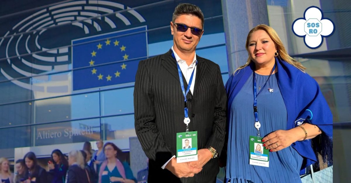 Diana Iovanovici-Șoșoacă, președintele Partidului S.O.S. România, și Luis-Vicențiu Lazarus sunt în mod oficial europarlamentarii care vor reprezenta România în PE