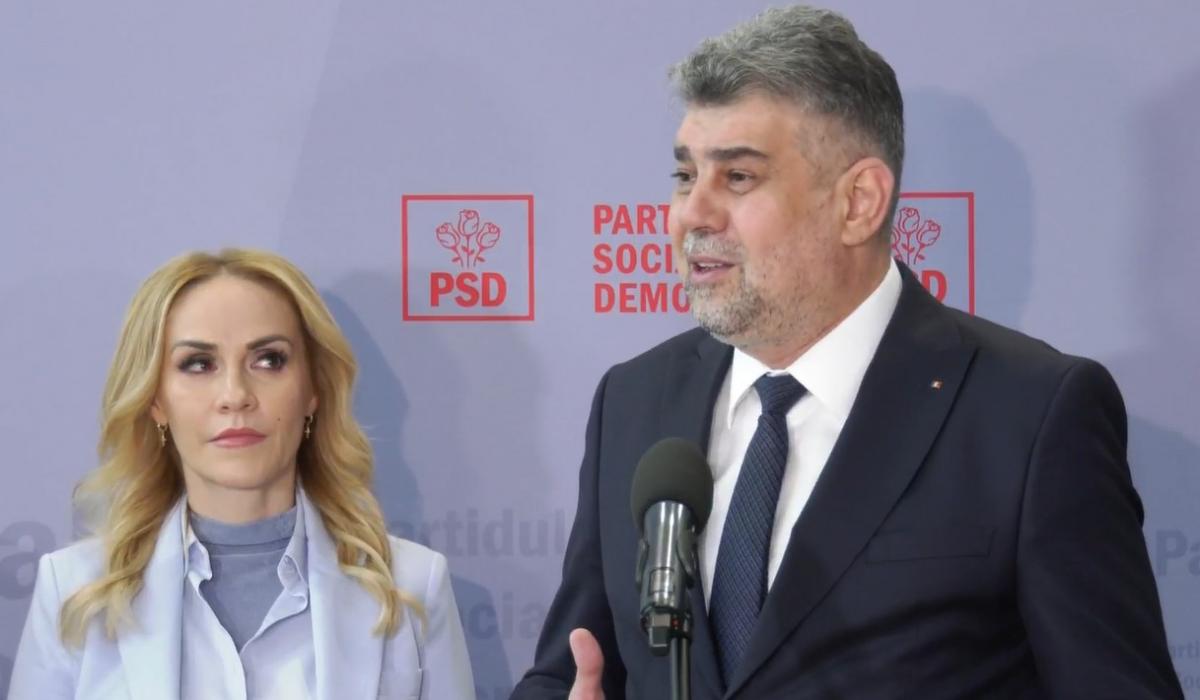 Gabriela Firea, a mers la vot împreună cu Marcel Ciolacu. Candidatul PSD la Primăria Capitalei a ieșit plângând