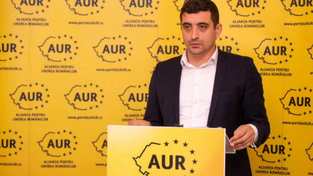 Declarațiile susținute de președintele AUR, George Simion, după exercitarea votului la alegerile europarlamentare