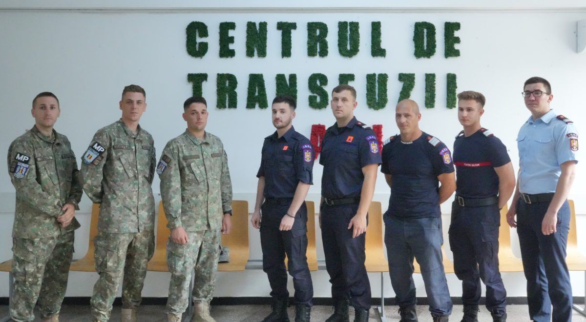 Militarii Brigăzii 15 Mecanizată și ISUJ Iași au donat sânge cu ocazia Zilei mondiale a donatorului de sânge – FOTO