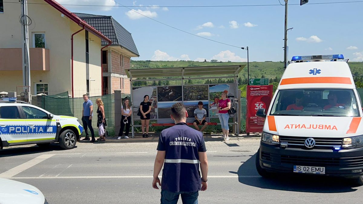 La un pas de tragedie în Lunca Cetățuii. Un șofer beat a lovit un pieton și a fugit. Probleme mari cu trecerile de pietoni din zonă: nu există limitatoare de viteză, nu sunt marcate și nici iluminate – FOTO/VIDEO
