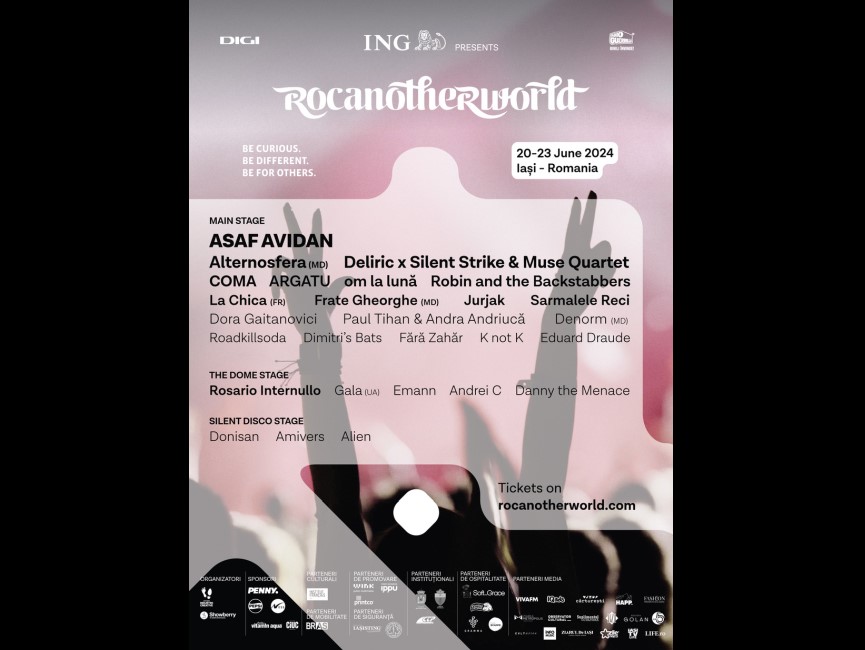 Rocanotherworld 2024 începe pe 20 iunie la Iași