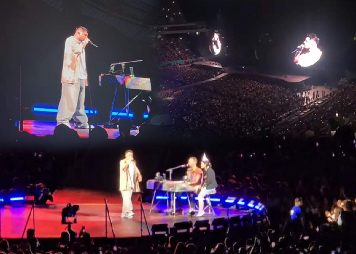 Scandal la concertul Coldplay din București! 50.000 de persoane l-au huiduit pe manelistul Babasha – VIDEO