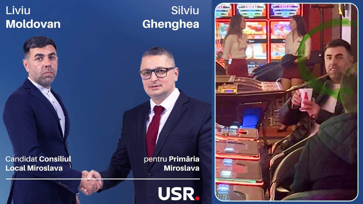 Jocurile din campania electorală! Un USR-ist, candidat la Primăria Miroslava, a declarat război sălilor de jocuri, dar a fost fotografiat în cazinou: „Poza a fost pusă să-mi facă rău” – FOTO