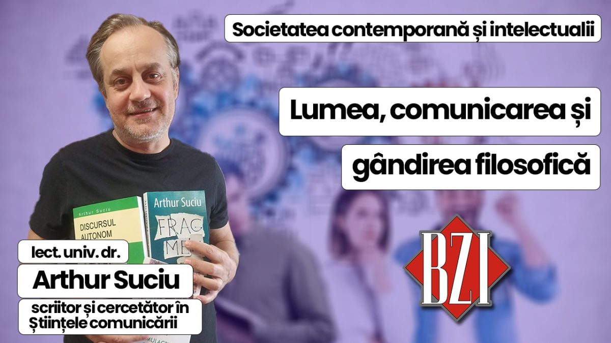De la simulacru și război, discursul politic în postistorie sau strategii de comunicare, în Studioul BZI LIVE alături de lect. univ. dr. Arthur Suciu, scriitor, jurnalist și comunicator politic