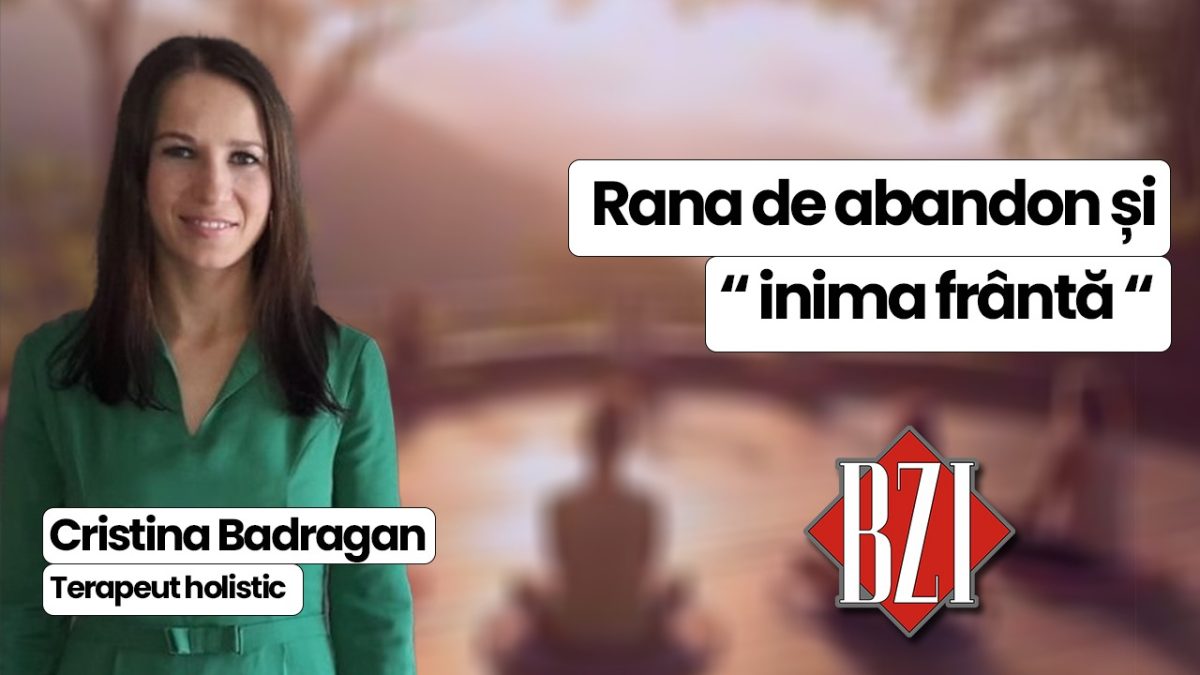 Cristina Badragan, instructor terapie Theta Healing și facilitator în constelații familiale, discută în emisiunea BZI LIVE despre fenomenul de “inimă frântă“