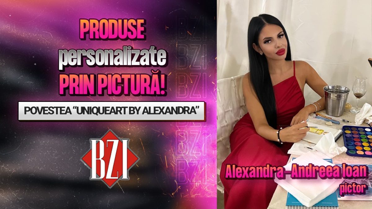 Produse personalizate prin pictură! Alexandra-Andreea Ioan, pictor, împărtășește pentru BZI LIVE despre parcursul său în artă