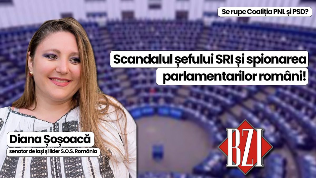 Senatorul de Iași și proaspătul europarlamentar, liderul S.O.S. România Diana Șoșoacă, într-o producție media BZI LIVE de senzație