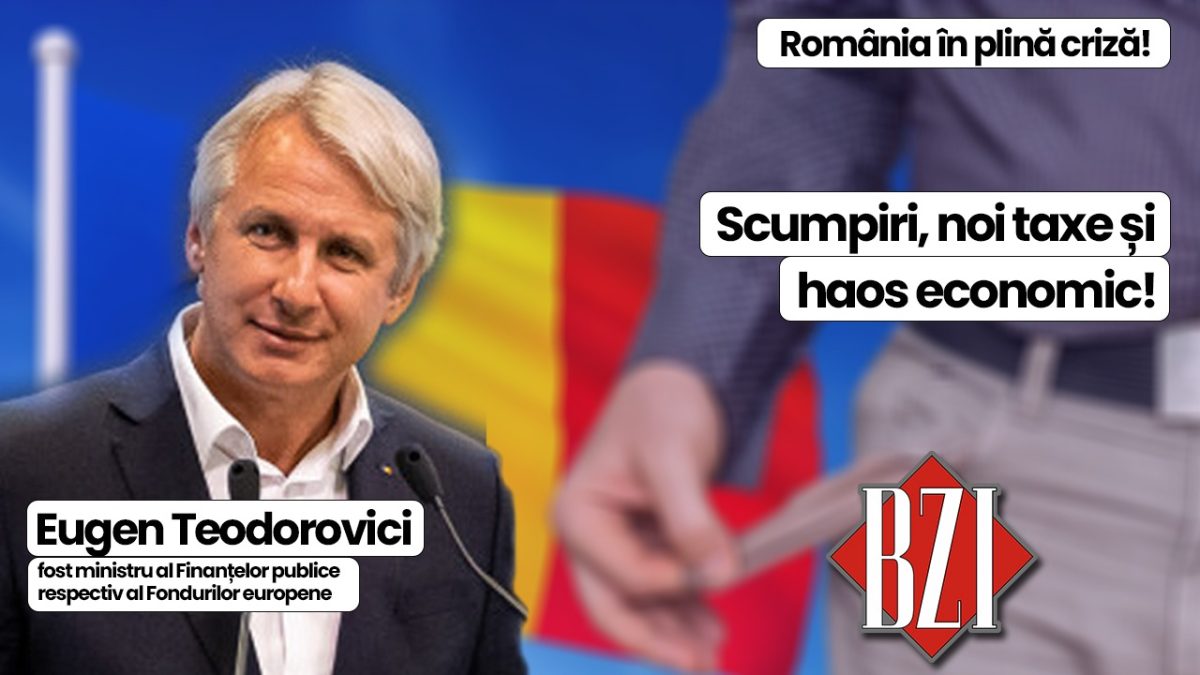 Eugen Teodorovici, fost ministru al Finanțelor publice respectiv al Fondurilor europene Eugen Teodorovici, face o nouă analiză economică, socială și politică la BZI LIVE