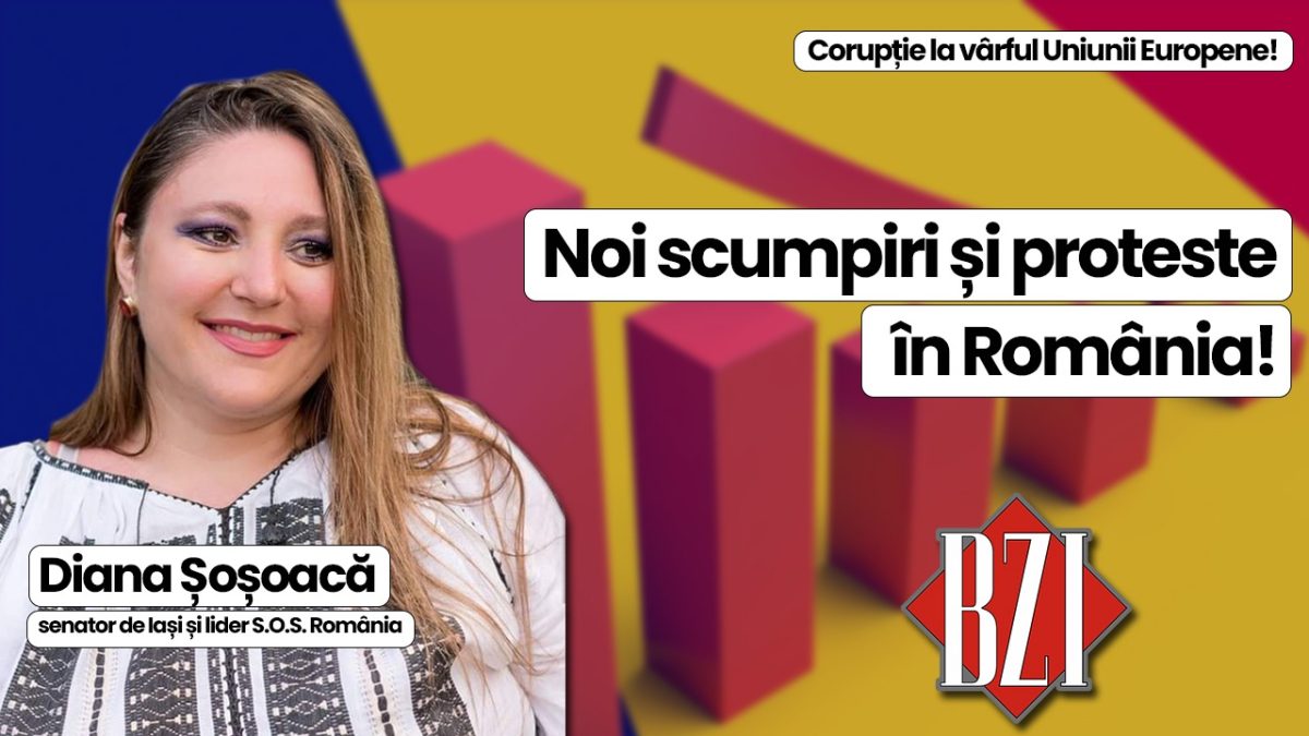 Proaspătul europarlamentar, senator de Iași și lider S.O.S. România, Diana Șoșoacă într-o nouă emisiune-dialog BZI LIVE de impact și actualitate
