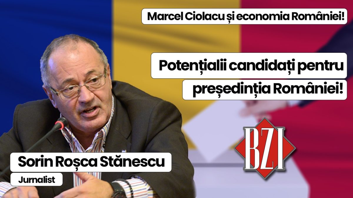 Senior-jurnalistul Sorin Roșca Stănescu într-o nouă emisiune-dialog BZI LIVE