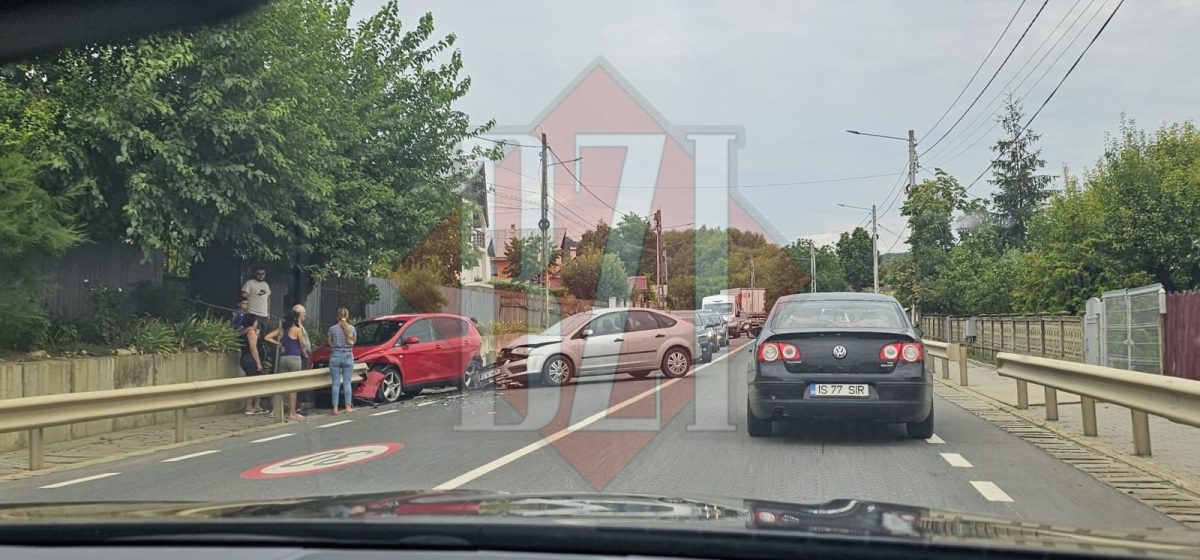 Accident rutier în județul Iași! Au fost implicate două autoturisme în coliziune
