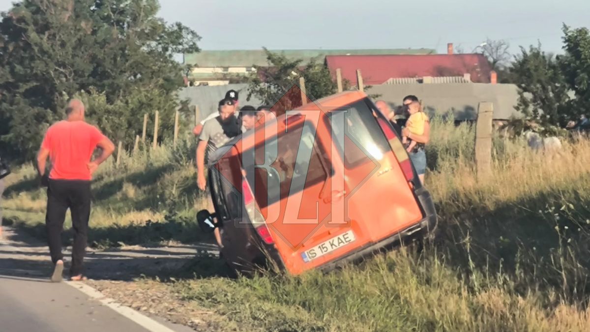 Accident rutier la Costești! Două autoturisme au intrat în coliziune – EXCLUSIV, FOTO