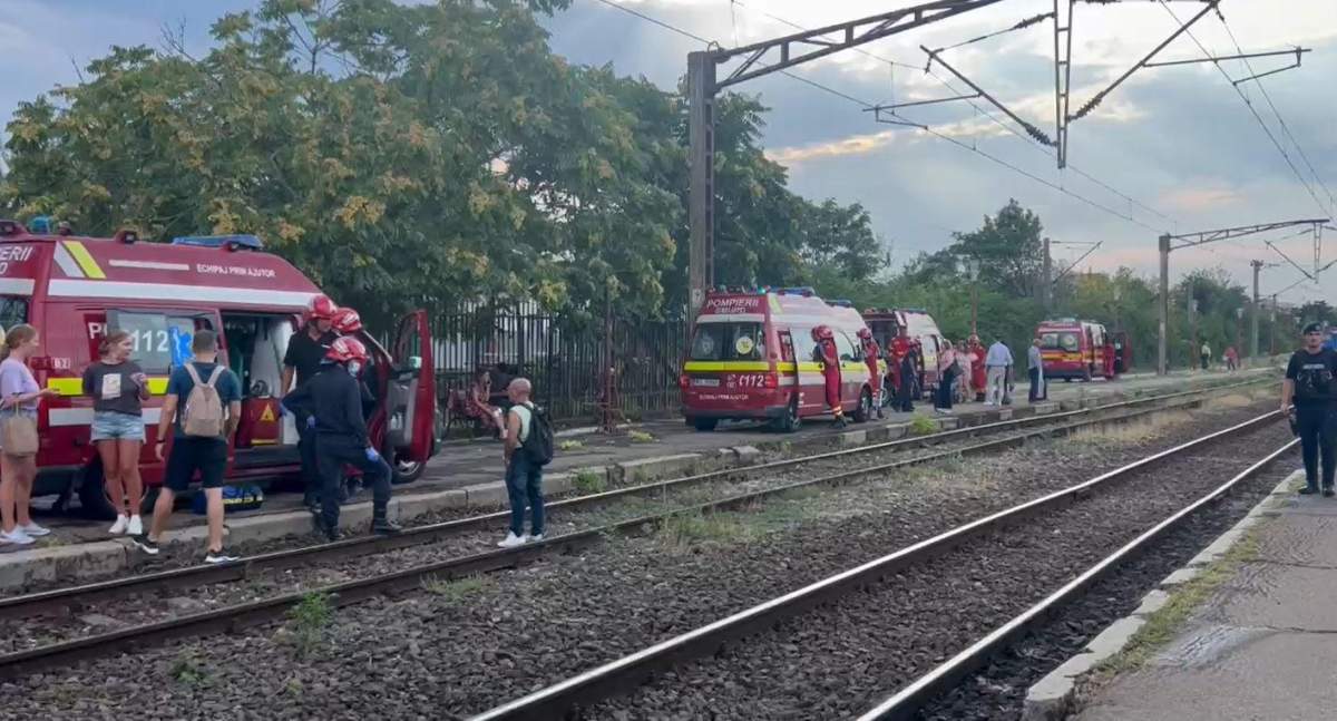Motivul accidentului feroviar din Gara Basarab. 15 persoane au fost rănite, iar 8 dintre ele au ajuns la spital