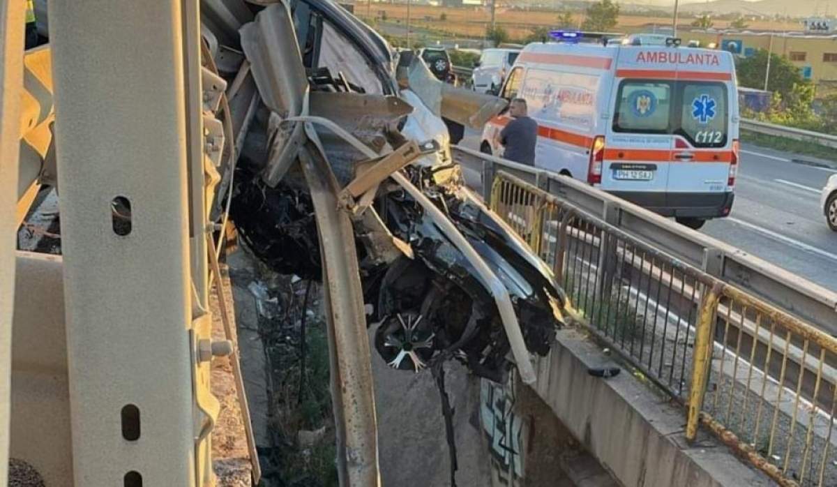Accident cumplit pe Centura Ploiești. Un bărbat a decedat, după ce a intrat cu autoturismul într-un parapet – FOTO