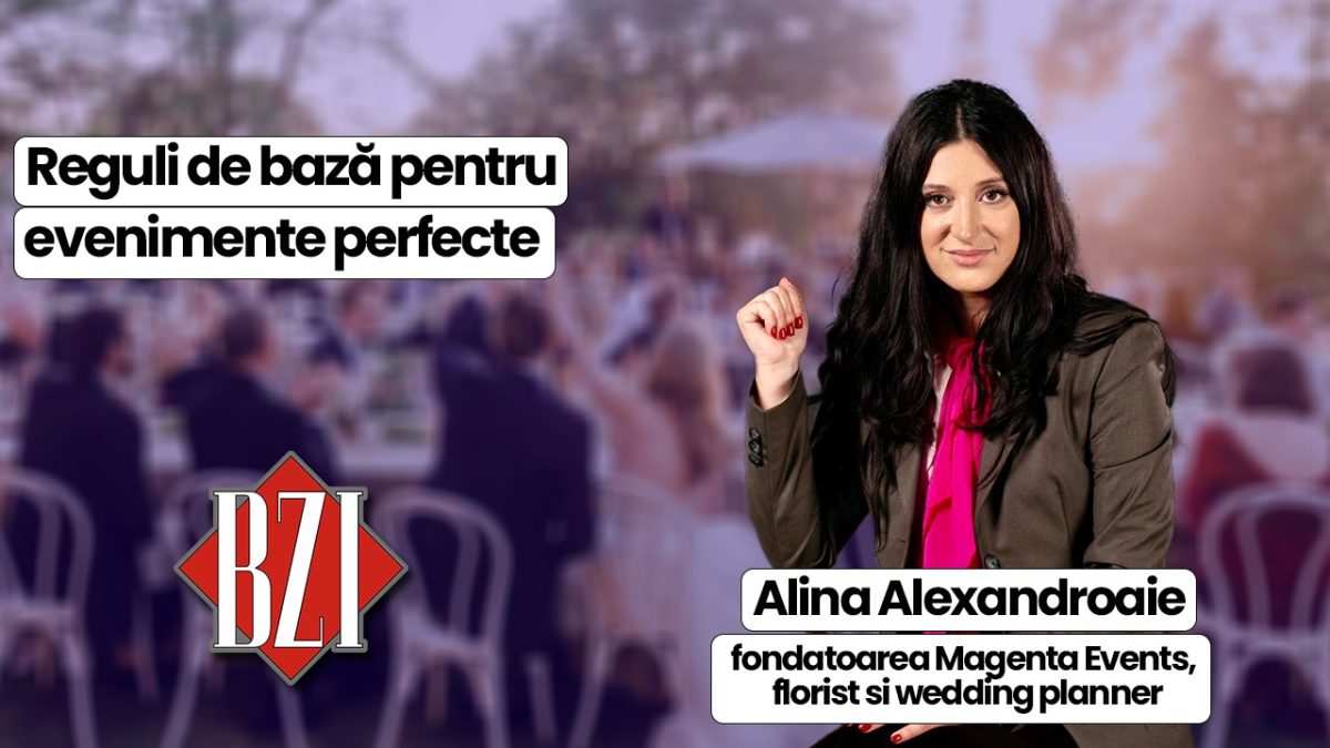 Alina Alexandroaie, fondatoarea Magenta Events, florist si wedding planner, discută în emisiunea BZI LIVE despre regulile de bază care ar trebui respectate pentru a avea un eveniment perfect