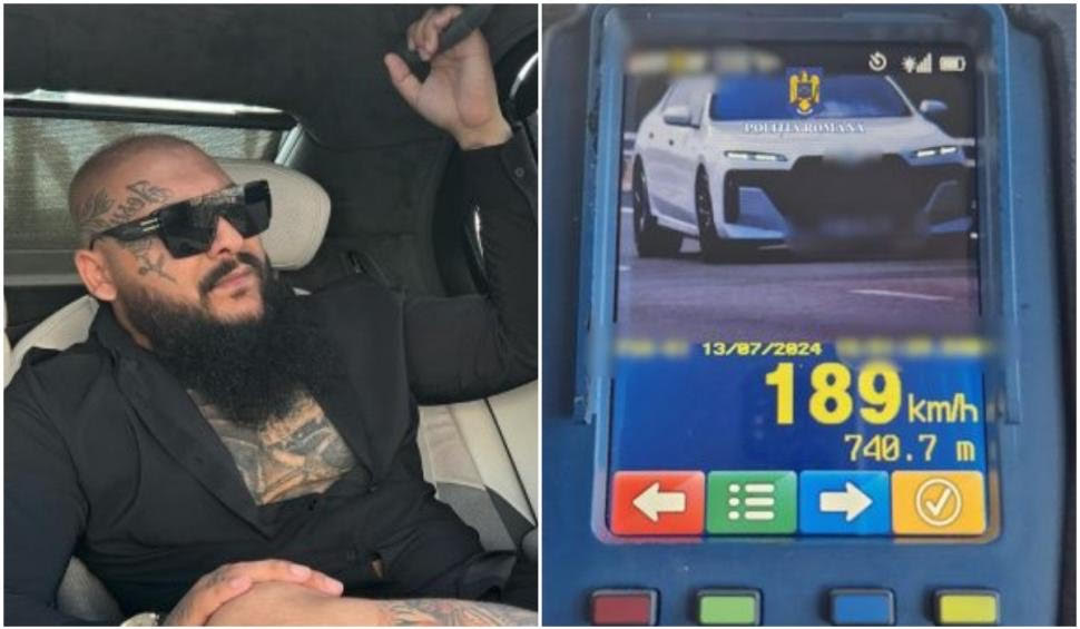 Un cunoscut manelist a fost prins de radar cu 189 km/h pe A2. Bărbatul a rămas fără permis pentru 3 luni