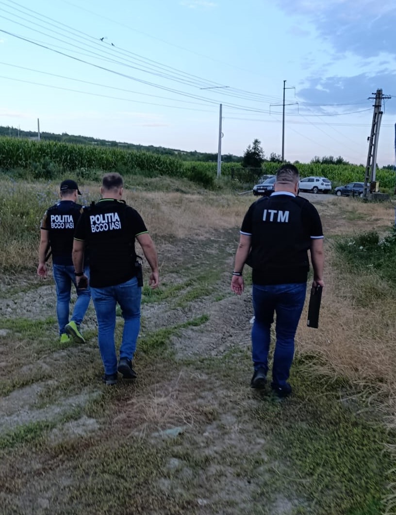 Imagini de la descinderile anului de la Iași! Inspectorii ITM au intervenit în forță, cu tot cu mascații de la Poliție