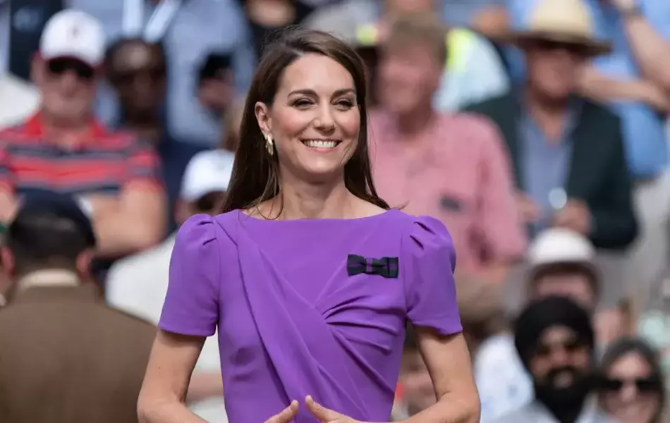 Ce mesaj a transmis Kate Middleton prin intermediul rochiei mov, purtate la finala Wimbledon