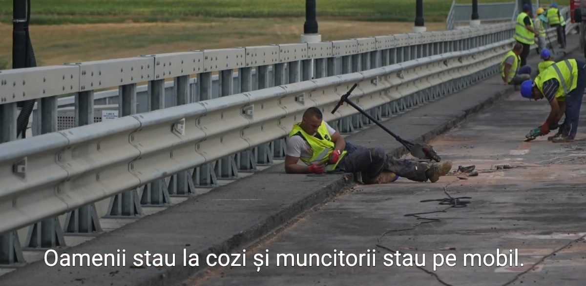 George Simion, revoltat după ce a găsit la podul peste Dunăre: „La Brăila, 3 muncesc și 7 stau pe mobil” – VIDEO