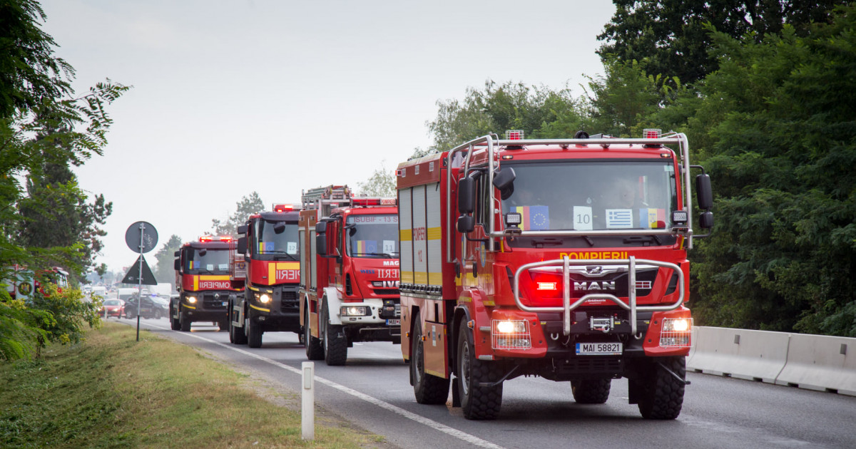 Pompierii din România vor merge și în această vară în Grecia pentru a combate incendiile de vegetație