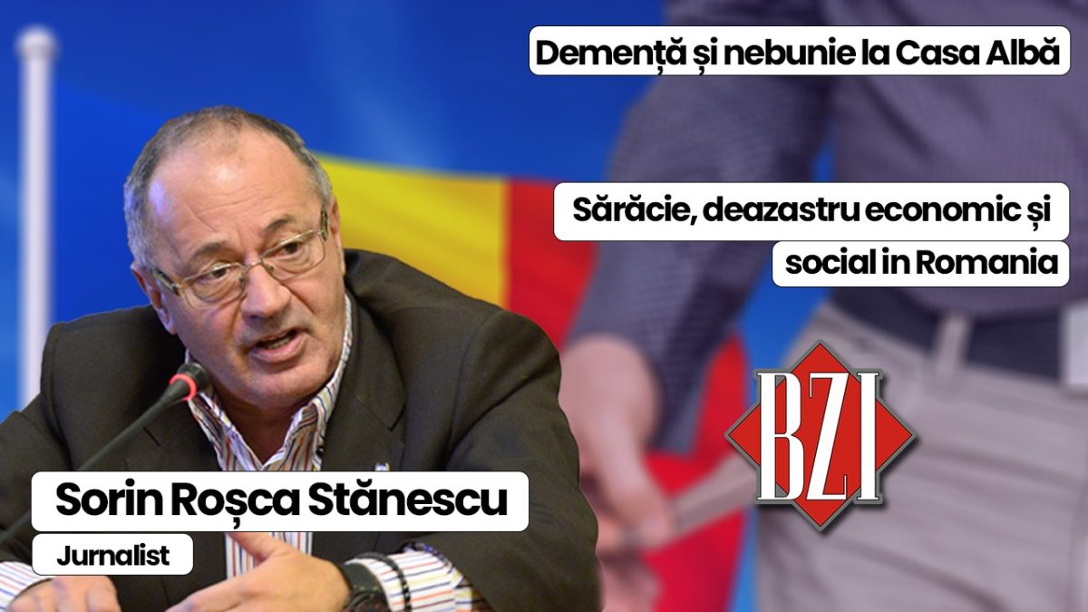 O nouă emisiune BZI LIVE alături de nașul presei din România, senior-jurnalistul Sorin Roșca Stănescu de la șocul tentativei de asasinat asupra lui D. Trump, tratatul semnat cu Ucraina în SUA, cursa pentru Palatul Cotroceni și viitorul Uniunii Europene