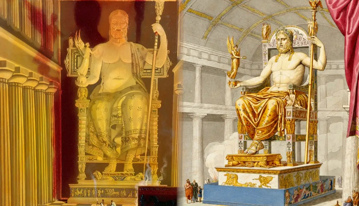 Statuia lui Zeus din Olympia: Magnificența și Destinul Unei Capodopere Antice