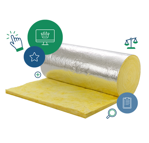 Vata minerală cu folie de aluminiu, soluția termică pentru o izolație fonică și nu numai