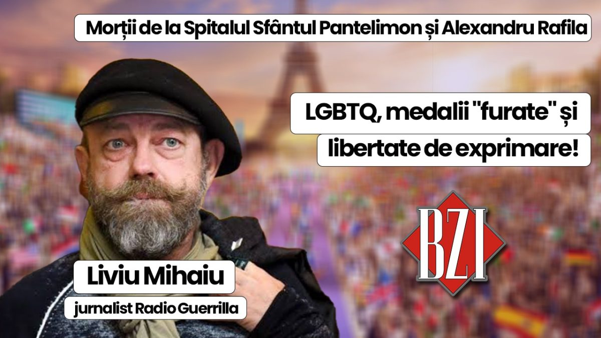Cunoscutul și incisivul jurnalist Liviu Mihaiu – Radio Guerrilla într-o producție media BZI LIVE de maxim impact și actualitate