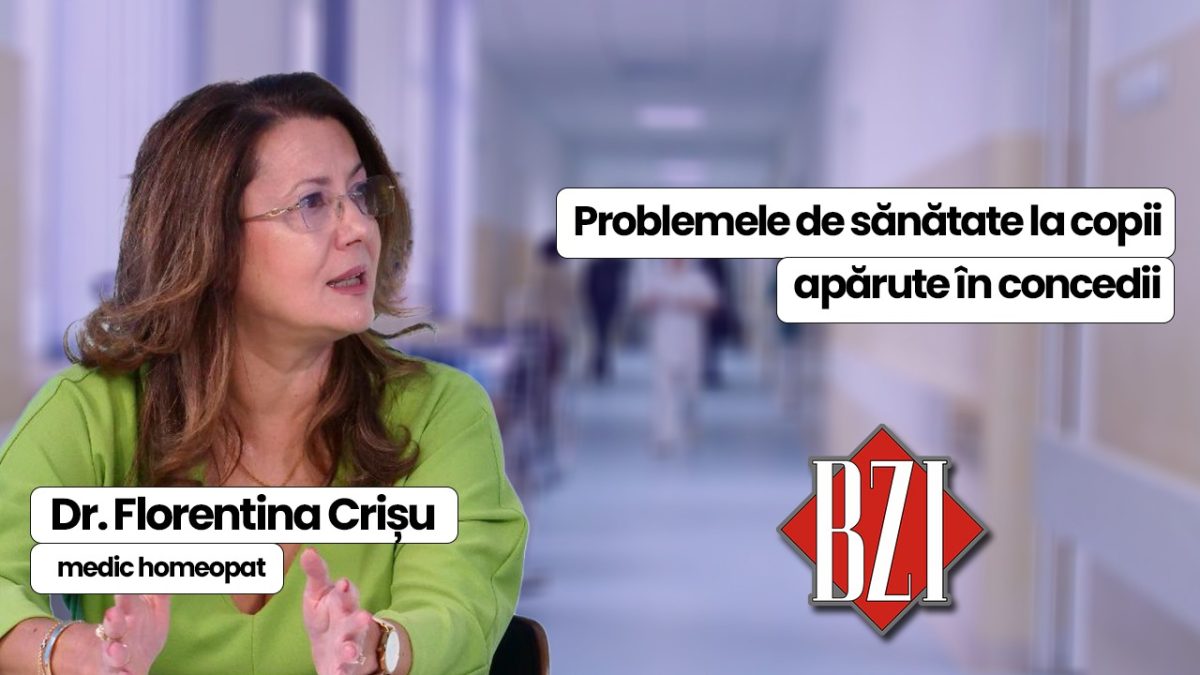 LIVE VIDEO – Dr. Florentina Crișu, medic homeopat, discută în emisiunea de sănătate BZI LIVE despre homeopatie, o terapie pentru minte, corp și inimă