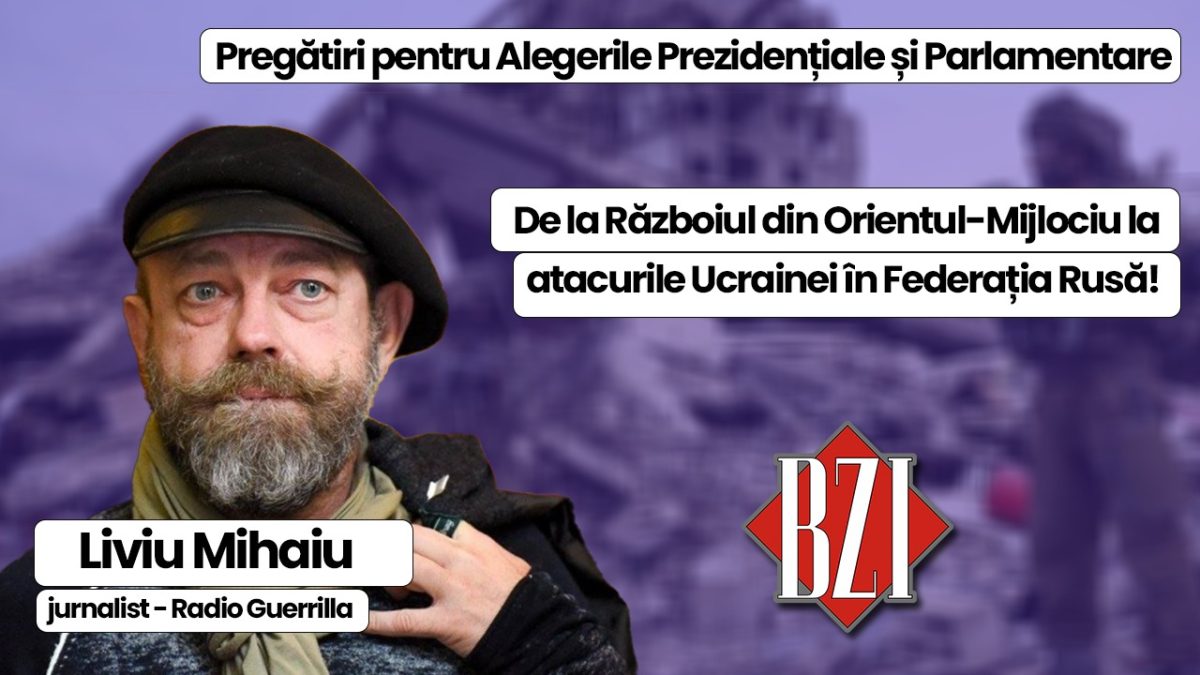 Cunoscutul jurnalist Liviu Mihaiu, Radio Guerrilla, face o nouă super-analiză pe cele mai importante și de actualitate subiecte ale momentului la BZI LIVE
