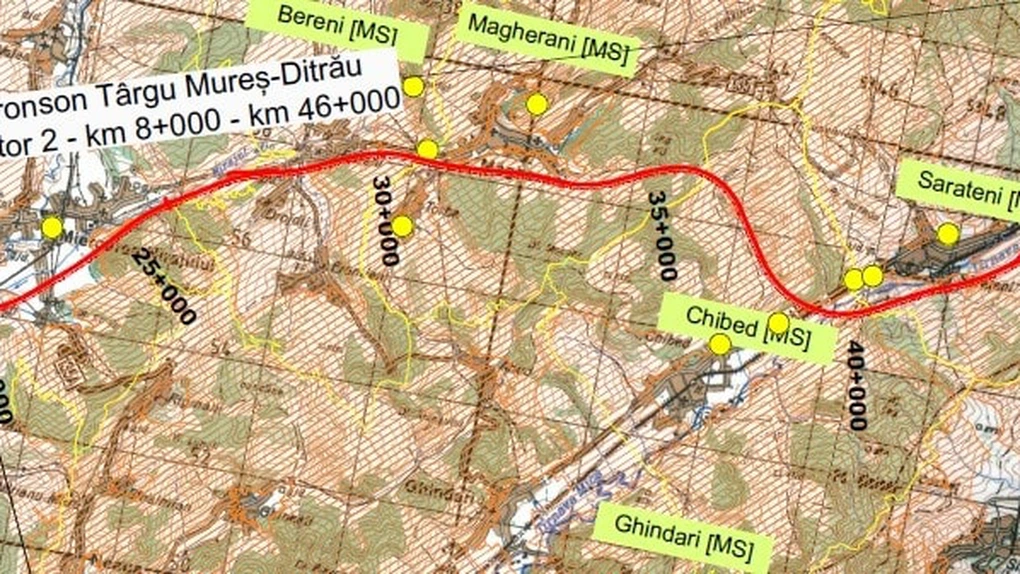 Autostrada Unirii A8: Două oferte au fost depuse pentru construcția lotului Miercurea Nirajului – Sărățeni