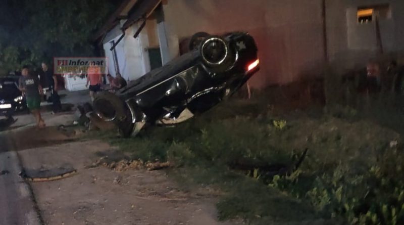Accident rutier grav la Galați. Două autoturisme au intrat în coliziune