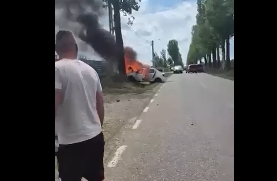 Accident rutier în comuna Miroslava! Două autoturisme au intrat în coliziune – UPDATE, FOTO, VIDEO