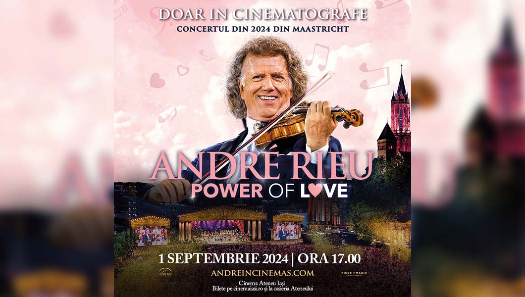 Concertul lui André Rieu de la Maastricht poate fi văzut la Cinema Ateneu din Iași