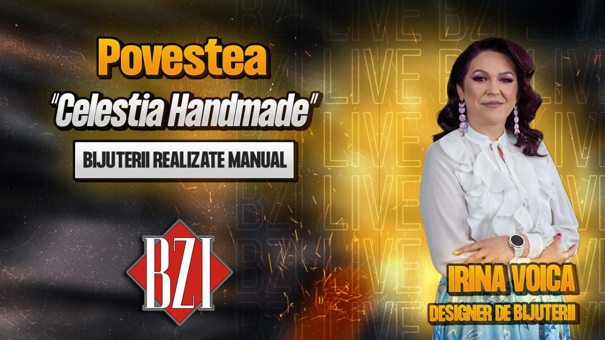 Bijuterii realizate manual! Irina Voica, designer de bijuterii, împărtășește pentru BZI LIVE despre activitatea sa creativă, „Celestia Handmade”