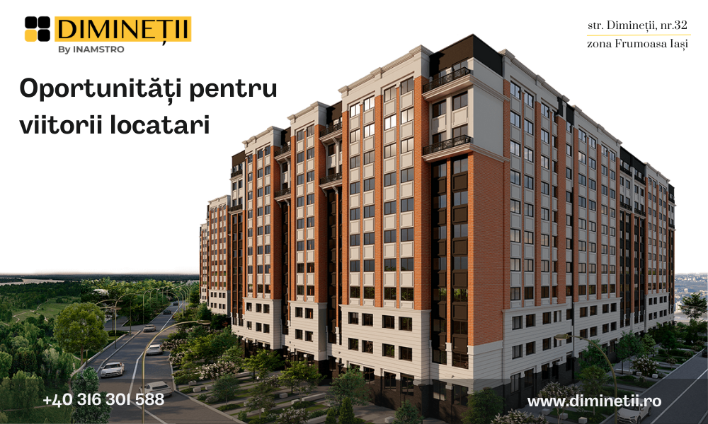 Investiția în COMPLEXUL REZIDENȚIAL DIMINEȚII BY INAMSTRO