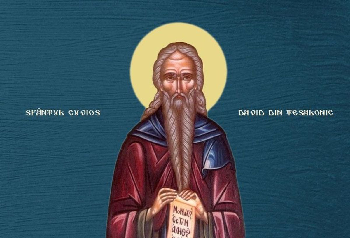 Cine a fost Sfântul David din Tesalonic și când este sărbătorit în calendarul ortodox