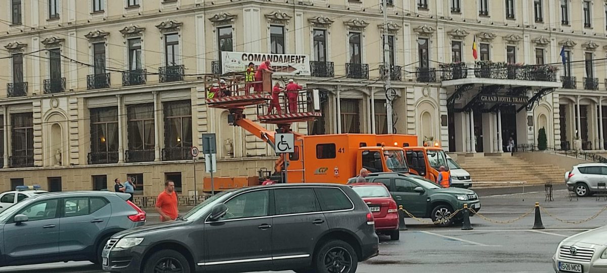 Centrul Iașului este paralizat! Circulația tramvaielor este blocată în Piața Unirii – UPDATE