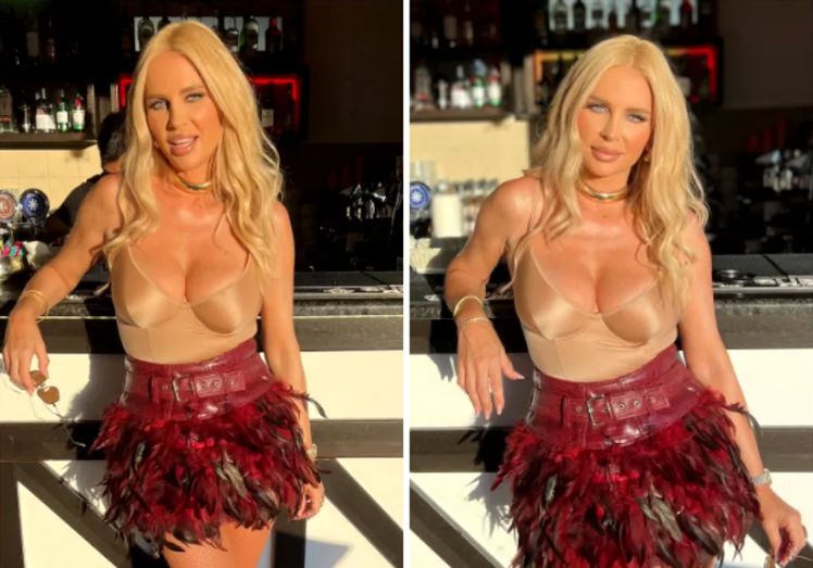 Andreea Bănică și-a uimit fanii pozând în costum de baie! Cum arată cântăreața la 46 de ani