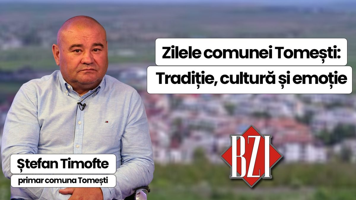 Zilele comunei Tomești! Primarul Ștefan Timofte vorbește la BZI LIVE despre tradiție și valori