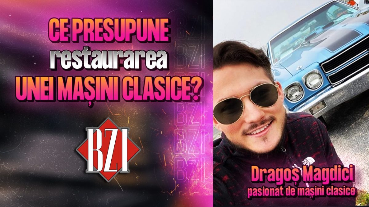 Dragoș Magdici, pasionat de mașini clasice, povestește pentru BZI LIVE cum a reușit să restaureze un Chevrolet Impala 1967