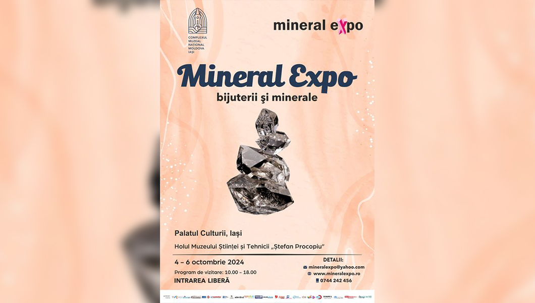 Mineral Expo Iași 2024: O ediție aniversară dedicată cristalelor și bijuteriilor