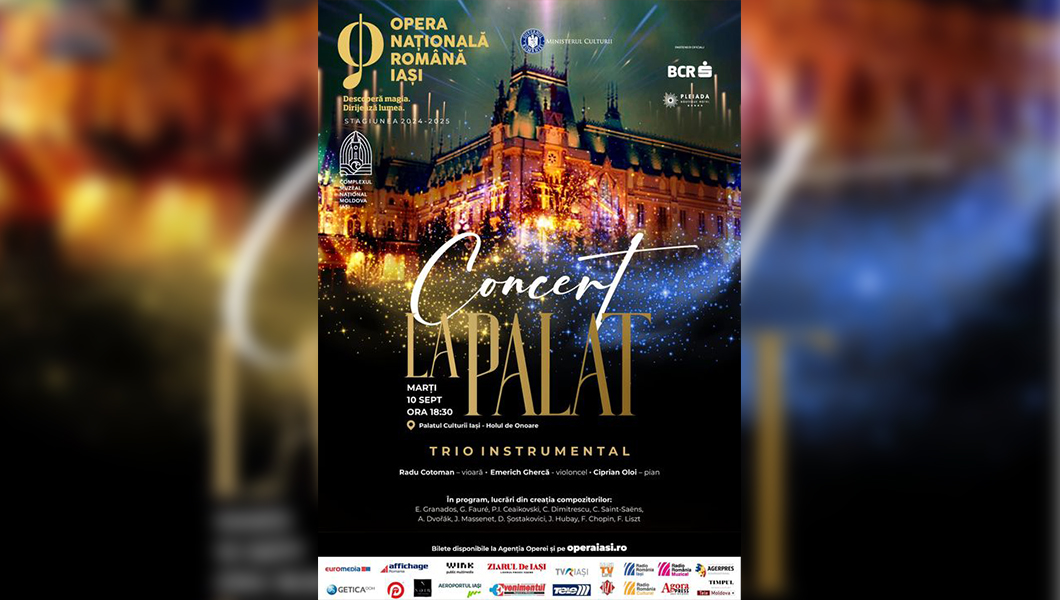 Concert al Operei Iași la Palatul Culturii