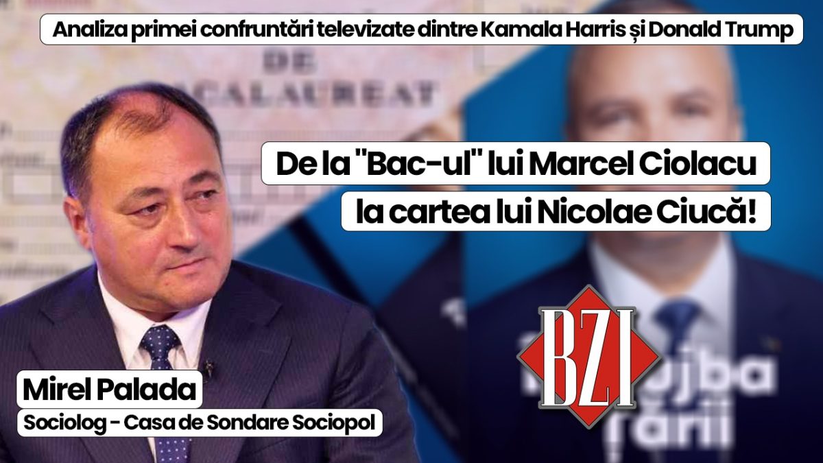 Incisivul și hâtrul sociolog Mirel Palada, într-o nouă producție media BZI LIVE de senzație