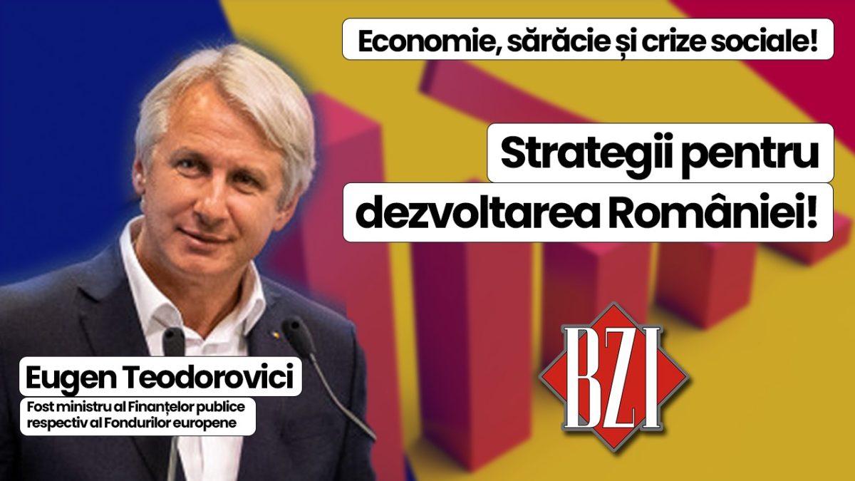 Top Exclusiv! Fostul ministru al Finanțelor publice și al Fondurilor europene Eugen Teodorovici este prezent în Studioul BZI LIVE! Cele mai importante și fierbinți subiecte de la economie, zona de business, sociale, politice și geostrategice vor fi abordate alături de acesta 