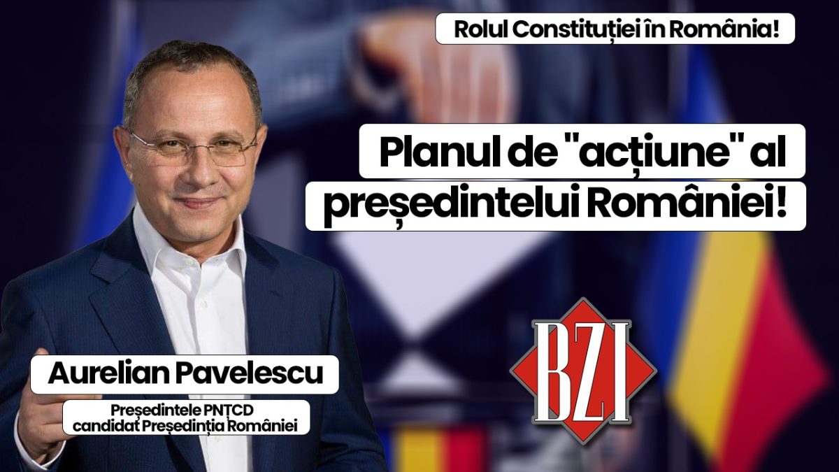 Av. Aurelian Pavelescu, președintele PNȚCD, universitar și candidat la Președinția României, într-un nou dialog special BZI LIVE