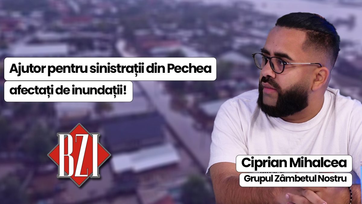 Ajutor pentru sinistrații din Pechea, afectați de inundații! Ciprian Mihalcea vorbește la BZI LIVE despre implicarea Asociației Grupul Zâmbetul Nostru