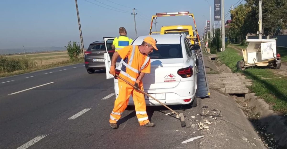 Accident rutier la Lețcani! Două autoturisme au fost implicate